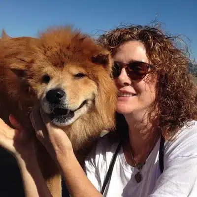 Jean donaldson with her dog buffy